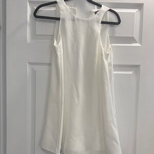Zara Ivory Sleeveless Blouse